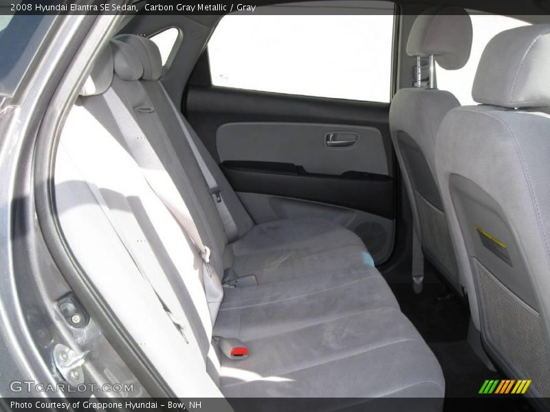 Carbon Gray Metallic / Gray 2008 Hyundai Elantra SE Sedan