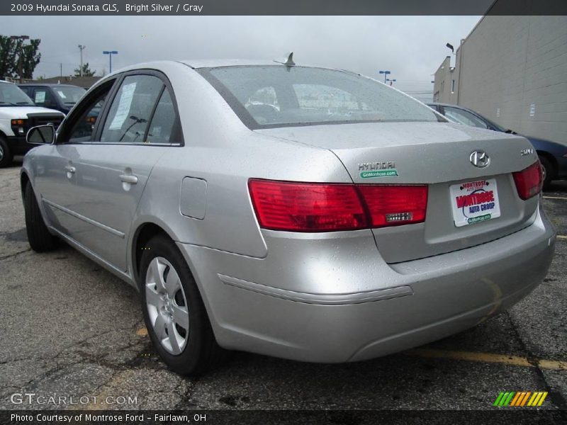 Bright Silver / Gray 2009 Hyundai Sonata GLS