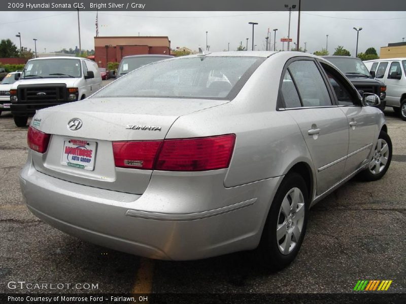 Bright Silver / Gray 2009 Hyundai Sonata GLS