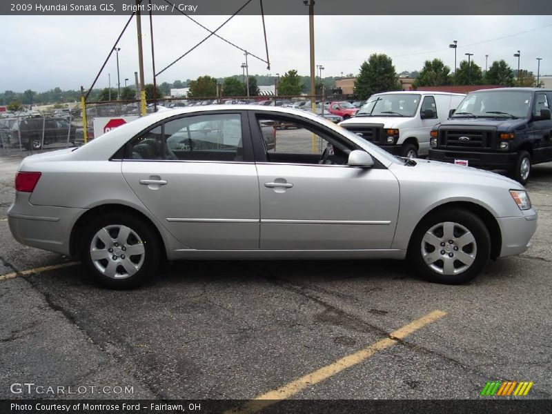 Bright Silver / Gray 2009 Hyundai Sonata GLS