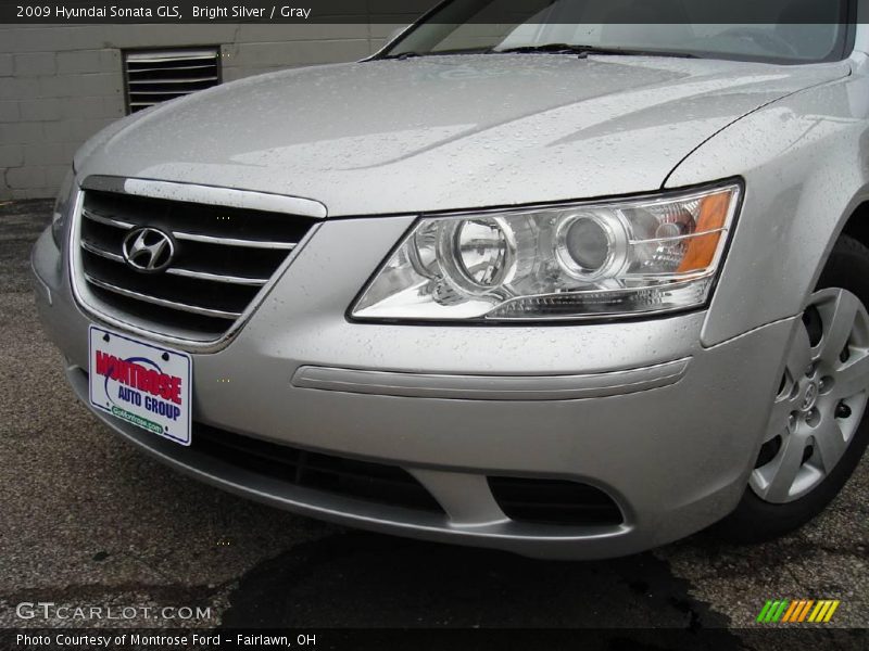 Bright Silver / Gray 2009 Hyundai Sonata GLS