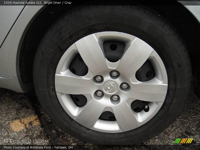 Bright Silver / Gray 2009 Hyundai Sonata GLS