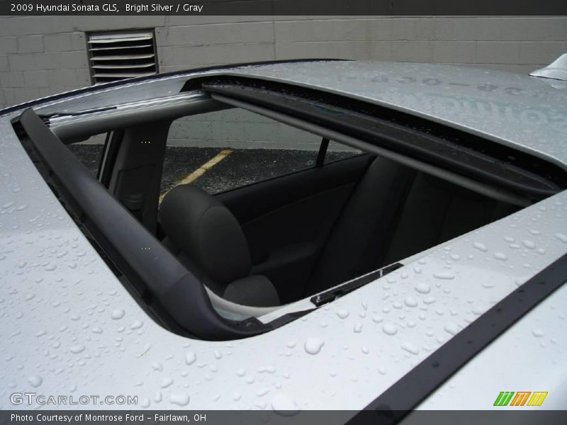 Bright Silver / Gray 2009 Hyundai Sonata GLS