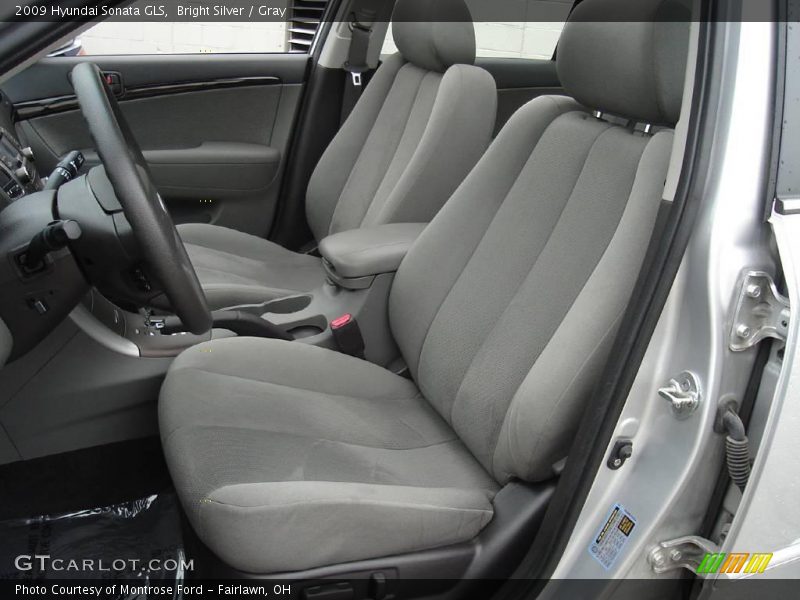 Bright Silver / Gray 2009 Hyundai Sonata GLS