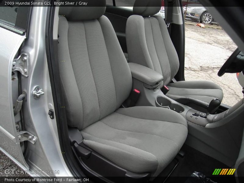 Bright Silver / Gray 2009 Hyundai Sonata GLS
