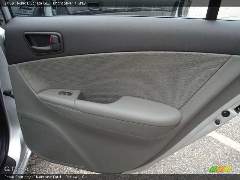 Bright Silver / Gray 2009 Hyundai Sonata GLS