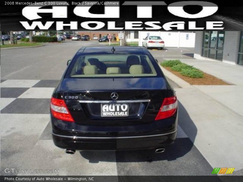 Black / Savanna/Cashmere 2008 Mercedes-Benz C 300 Luxury