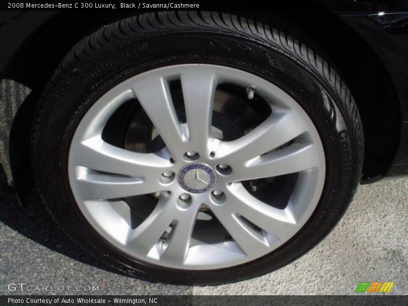 Black / Savanna/Cashmere 2008 Mercedes-Benz C 300 Luxury