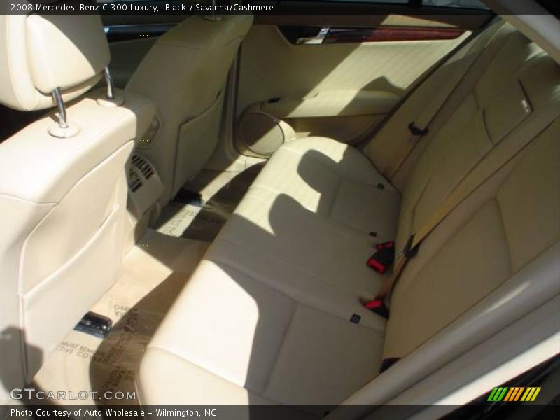 Black / Savanna/Cashmere 2008 Mercedes-Benz C 300 Luxury