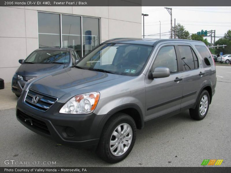 Pewter Pearl / Black 2006 Honda CR-V EX 4WD
