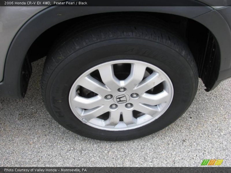 Pewter Pearl / Black 2006 Honda CR-V EX 4WD