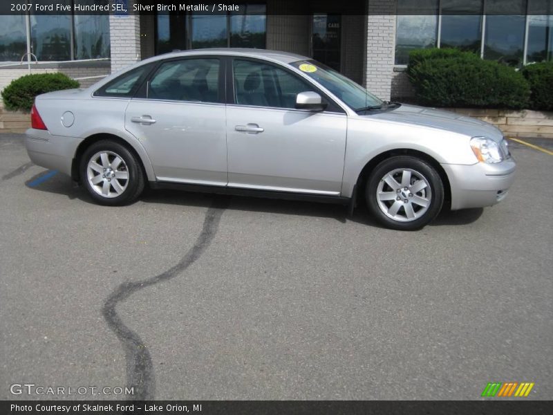 Silver Birch Metallic / Shale 2007 Ford Five Hundred SEL