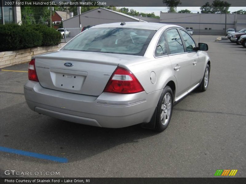 Silver Birch Metallic / Shale 2007 Ford Five Hundred SEL