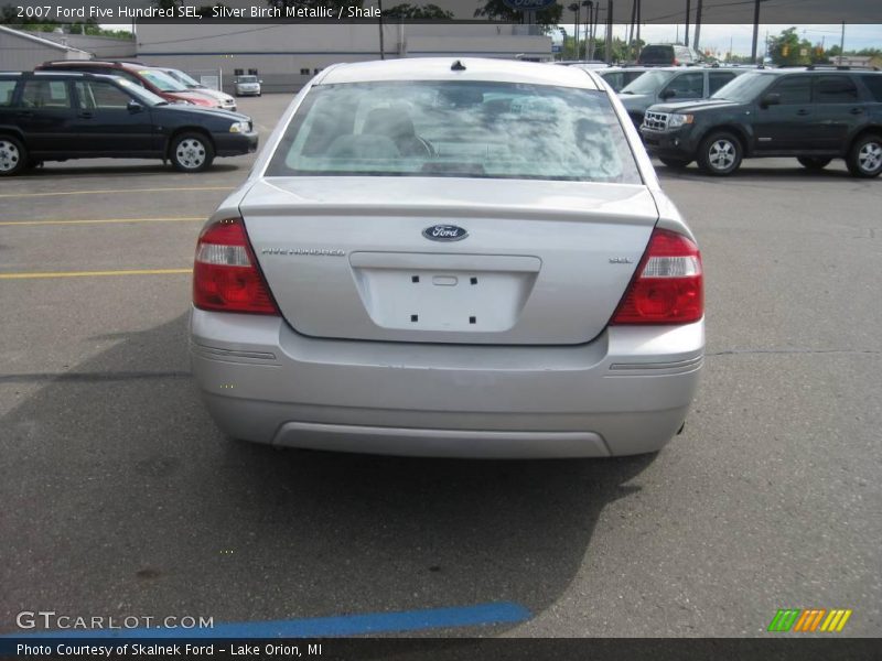Silver Birch Metallic / Shale 2007 Ford Five Hundred SEL