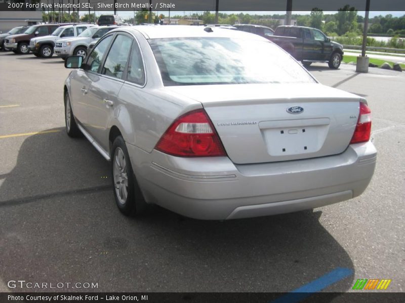 Silver Birch Metallic / Shale 2007 Ford Five Hundred SEL