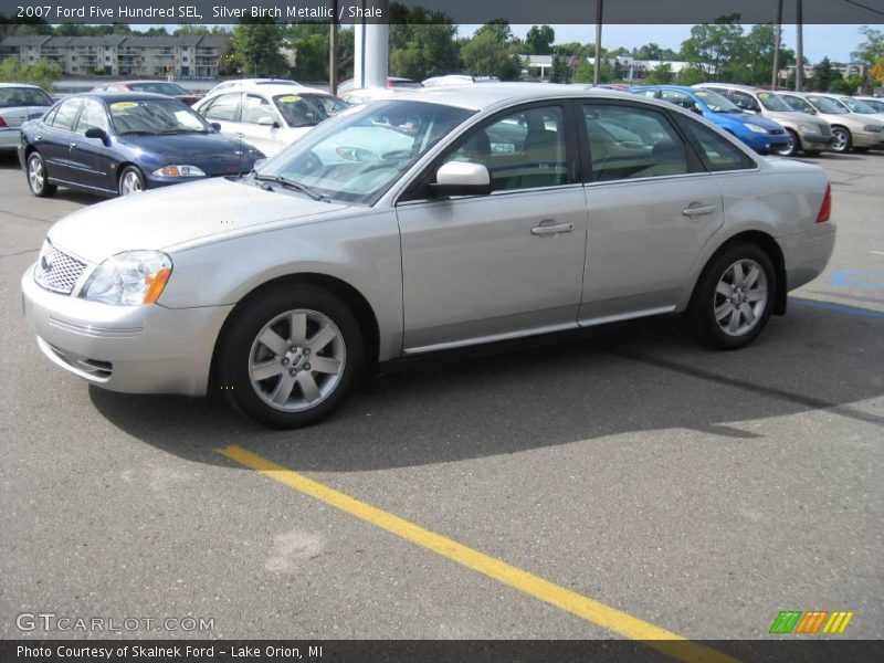Silver Birch Metallic / Shale 2007 Ford Five Hundred SEL