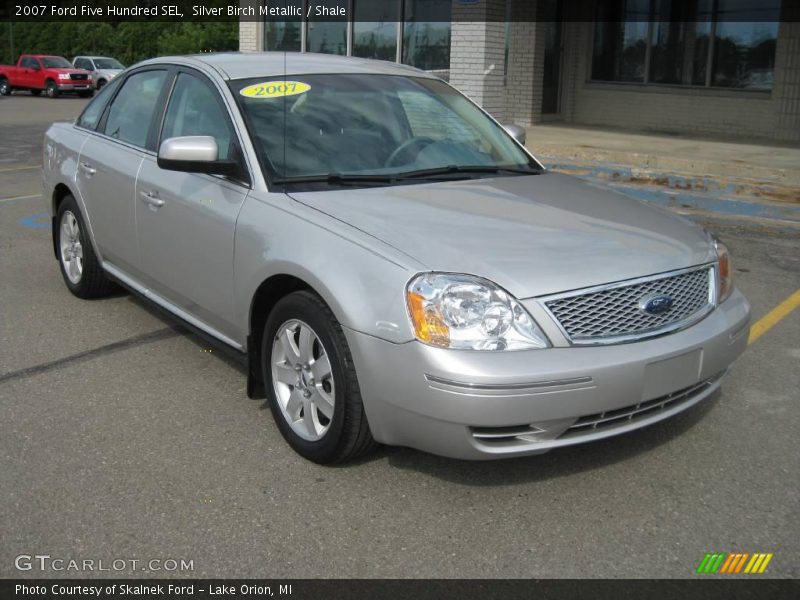 Silver Birch Metallic / Shale 2007 Ford Five Hundred SEL