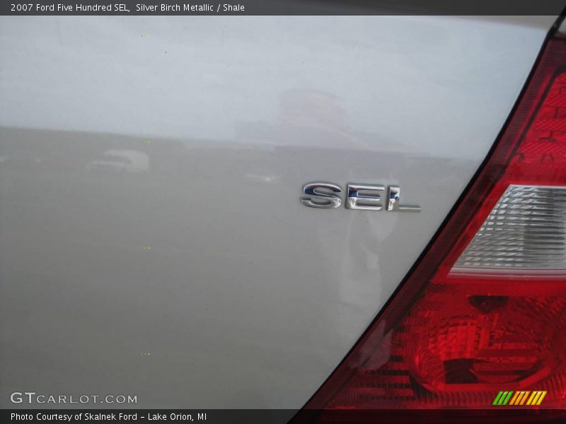 Silver Birch Metallic / Shale 2007 Ford Five Hundred SEL