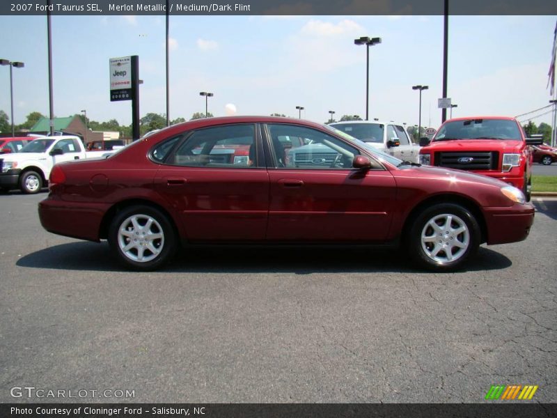 Merlot Metallic / Medium/Dark Flint 2007 Ford Taurus SEL