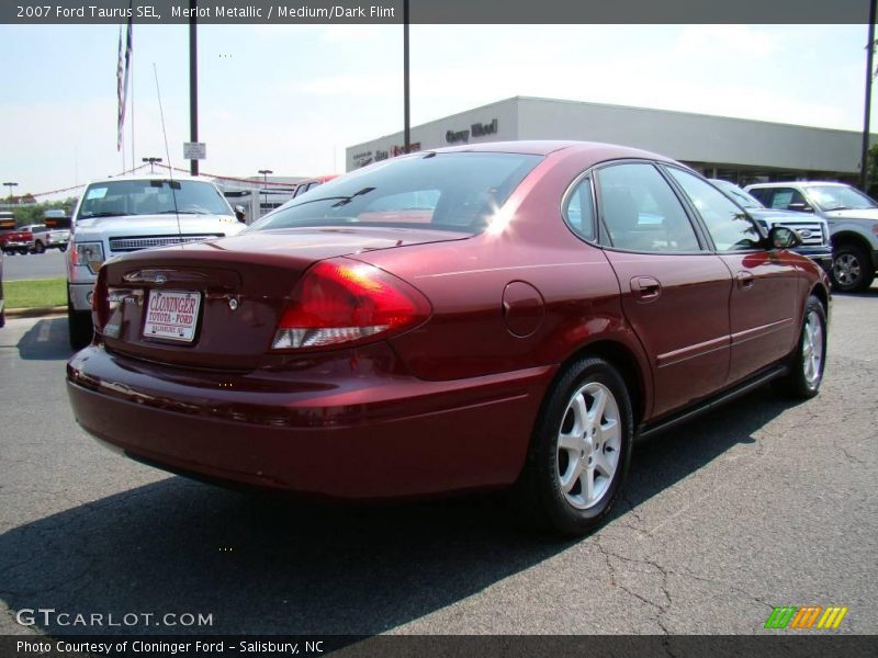 Merlot Metallic / Medium/Dark Flint 2007 Ford Taurus SEL