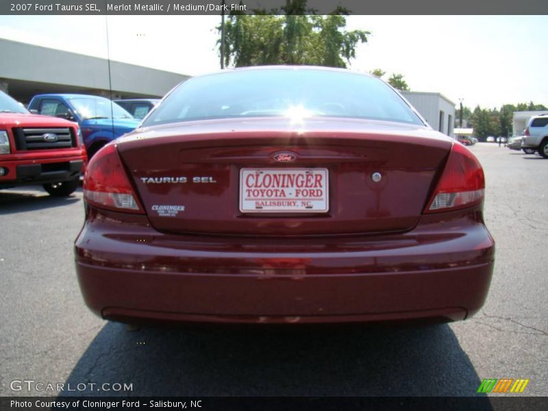 Merlot Metallic / Medium/Dark Flint 2007 Ford Taurus SEL