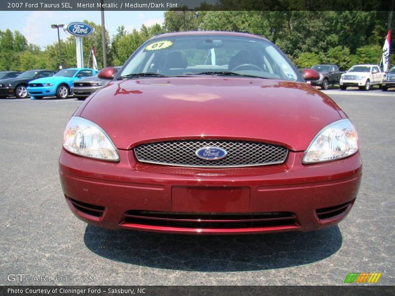 Merlot Metallic / Medium/Dark Flint 2007 Ford Taurus SEL