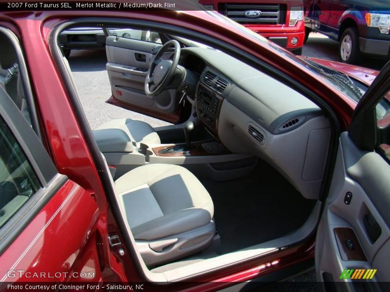 Merlot Metallic / Medium/Dark Flint 2007 Ford Taurus SEL