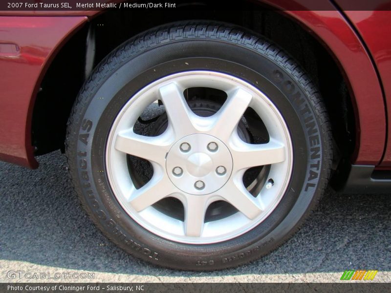 Merlot Metallic / Medium/Dark Flint 2007 Ford Taurus SEL