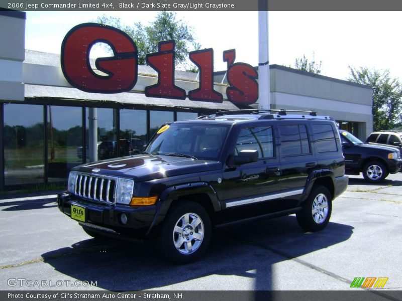 Black / Dark Slate Gray/Light Graystone 2006 Jeep Commander Limited 4x4
