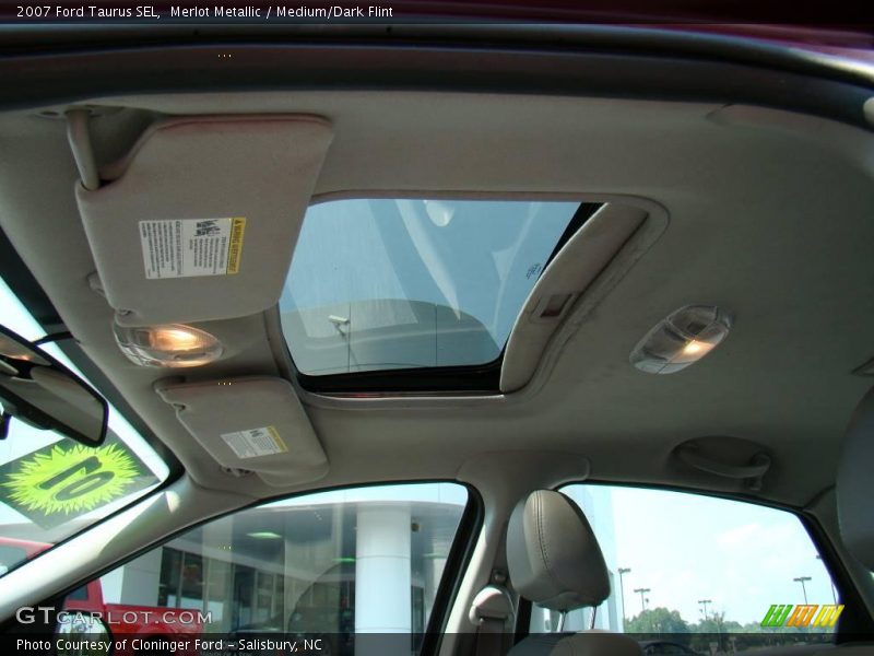 Merlot Metallic / Medium/Dark Flint 2007 Ford Taurus SEL