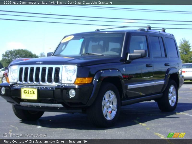 Black / Dark Slate Gray/Light Graystone 2006 Jeep Commander Limited 4x4