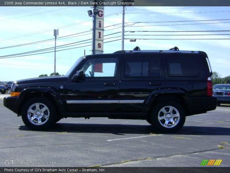 Black / Dark Slate Gray/Light Graystone 2006 Jeep Commander Limited 4x4