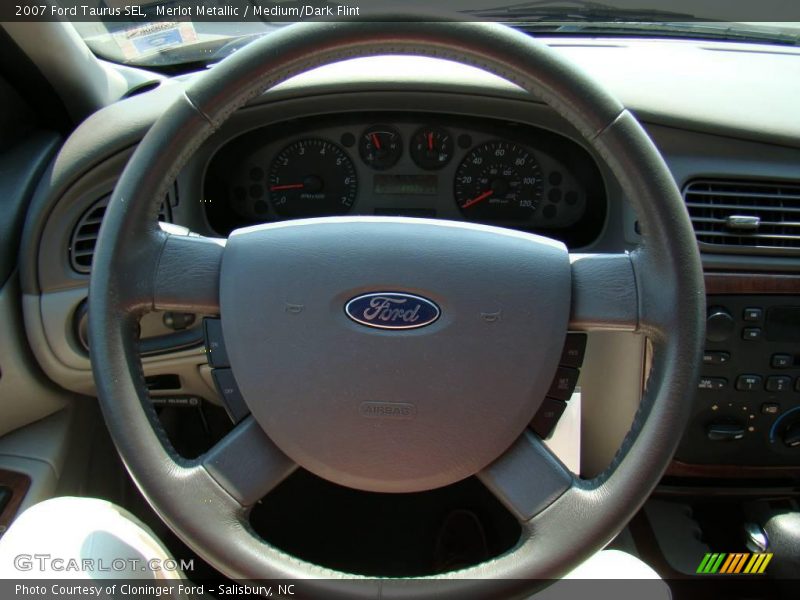 Merlot Metallic / Medium/Dark Flint 2007 Ford Taurus SEL