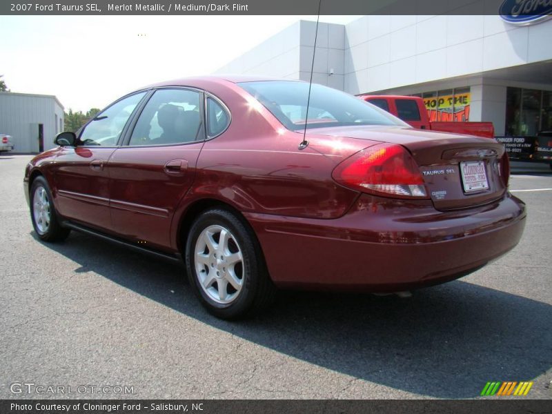 Merlot Metallic / Medium/Dark Flint 2007 Ford Taurus SEL