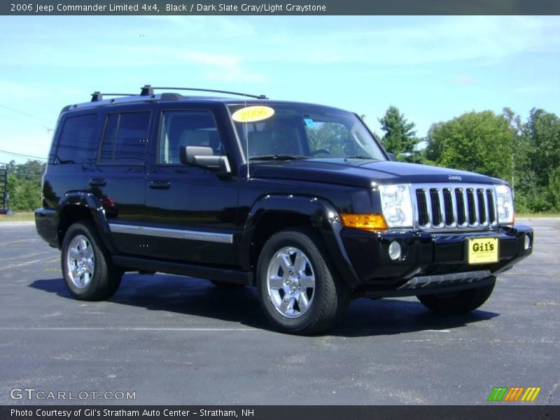 Black / Dark Slate Gray/Light Graystone 2006 Jeep Commander Limited 4x4