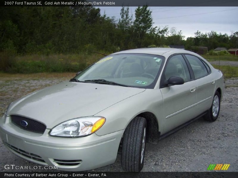 Gold Ash Metallic / Medium/Dark Pebble 2007 Ford Taurus SE