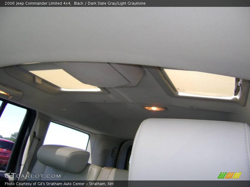 Black / Dark Slate Gray/Light Graystone 2006 Jeep Commander Limited 4x4