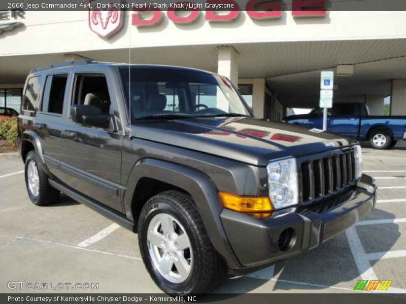 Dark Khaki Pearl / Dark Khaki/Light Graystone 2006 Jeep Commander 4x4