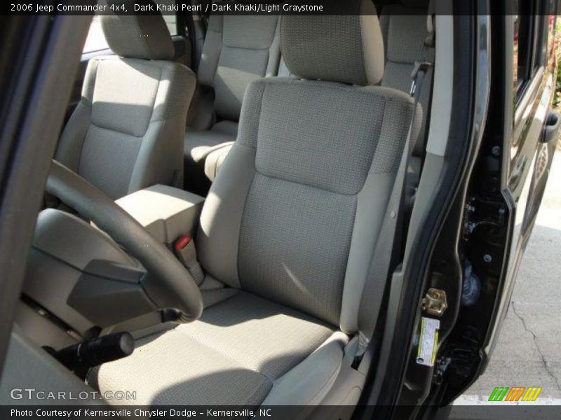 Dark Khaki Pearl / Dark Khaki/Light Graystone 2006 Jeep Commander 4x4