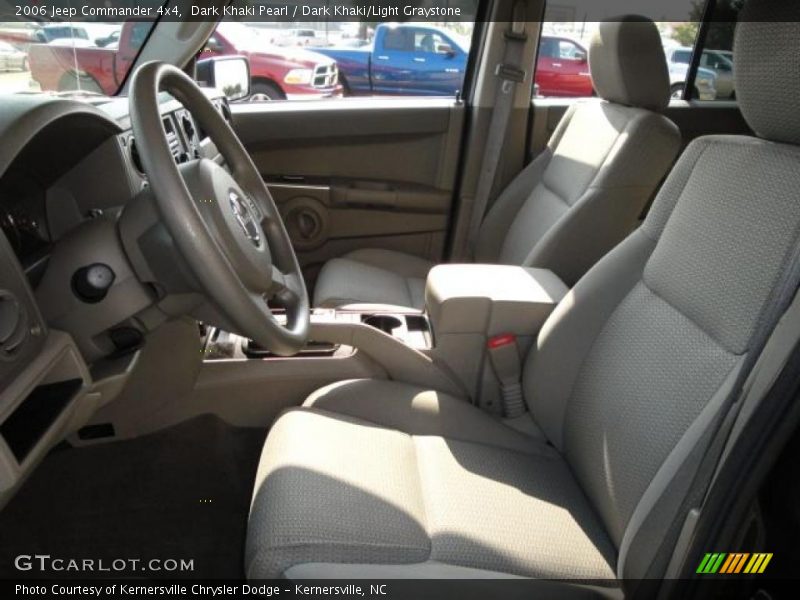 Dark Khaki Pearl / Dark Khaki/Light Graystone 2006 Jeep Commander 4x4