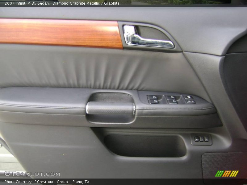 Diamond Graphite Metallic / Graphite 2007 Infiniti M 35 Sedan