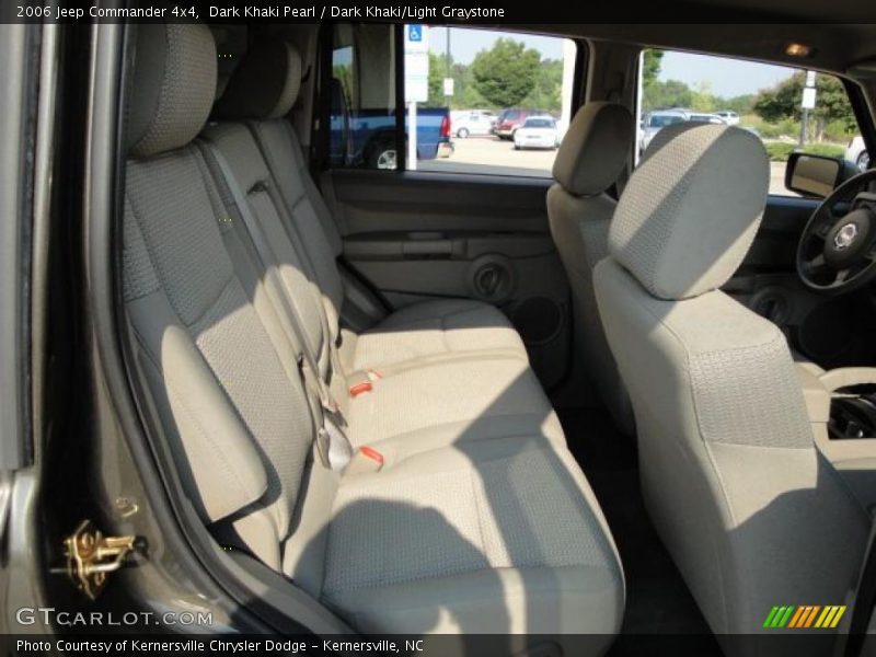 Dark Khaki Pearl / Dark Khaki/Light Graystone 2006 Jeep Commander 4x4