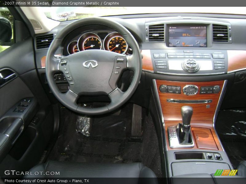 Diamond Graphite Metallic / Graphite 2007 Infiniti M 35 Sedan