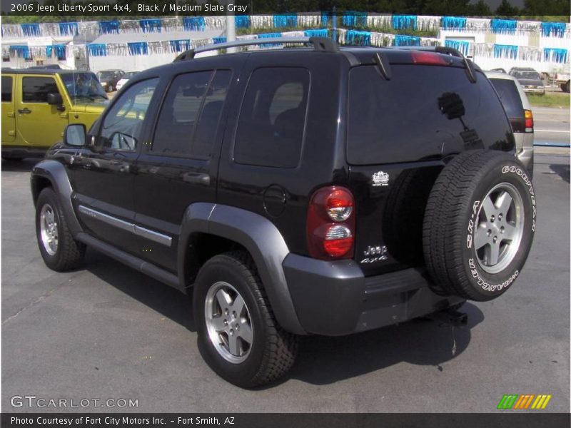 Black / Medium Slate Gray 2006 Jeep Liberty Sport 4x4