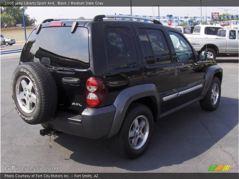 Black / Medium Slate Gray 2006 Jeep Liberty Sport 4x4