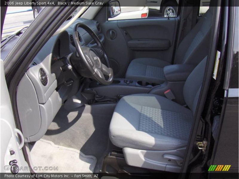 Black / Medium Slate Gray 2006 Jeep Liberty Sport 4x4