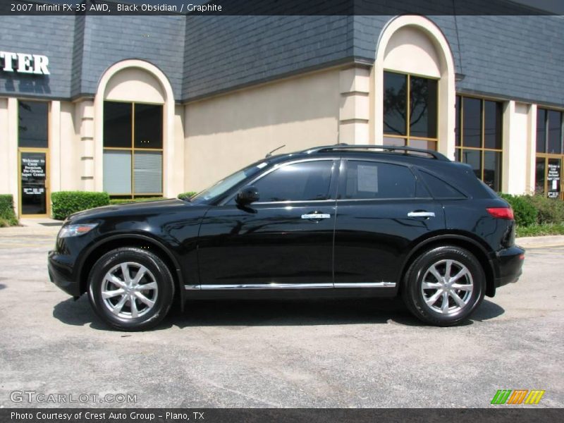 Black Obsidian / Graphite 2007 Infiniti FX 35 AWD