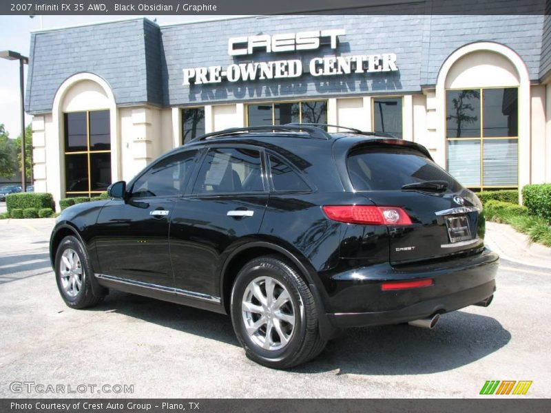 Black Obsidian / Graphite 2007 Infiniti FX 35 AWD