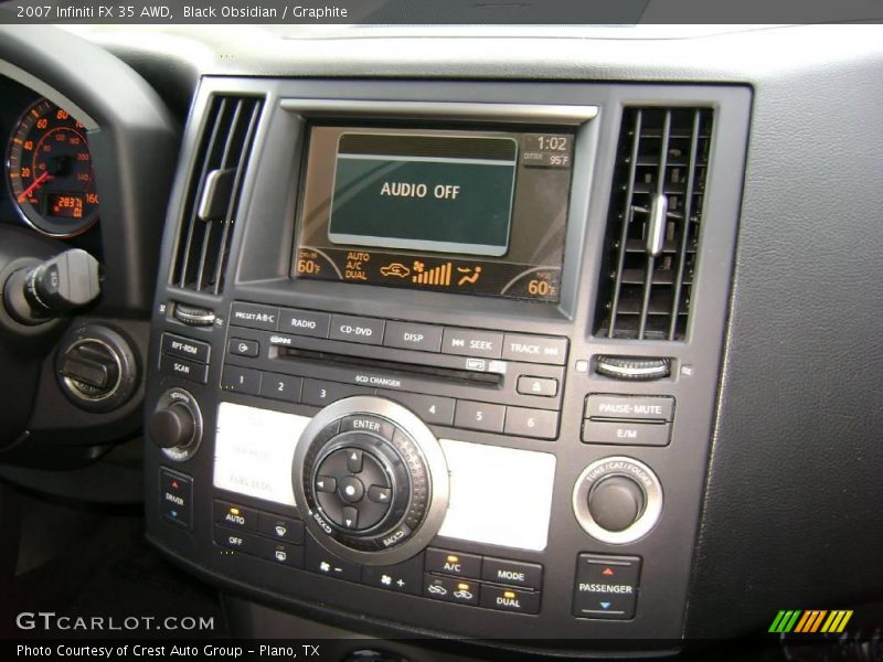 Black Obsidian / Graphite 2007 Infiniti FX 35 AWD