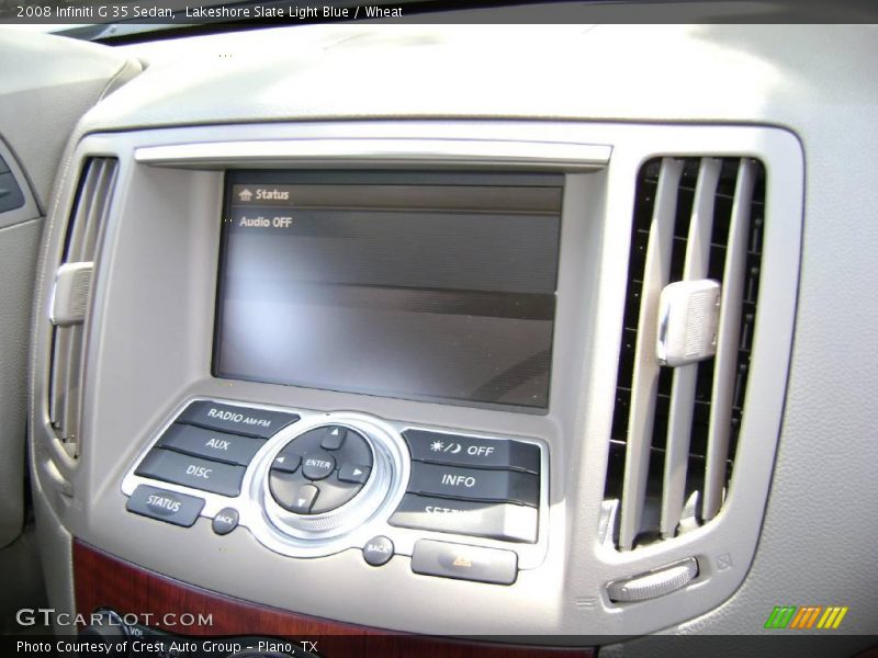Lakeshore Slate Light Blue / Wheat 2008 Infiniti G 35 Sedan